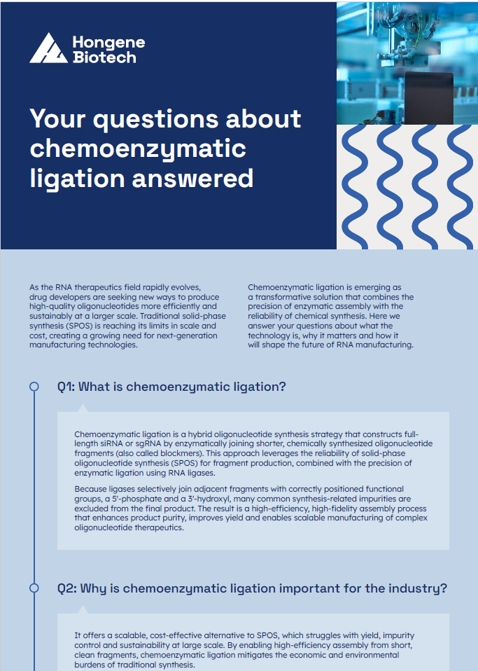 Chemoenzymatic Ligation